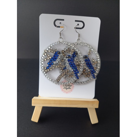 Boucles d'oreilles Arche de Noé - Oiseaux