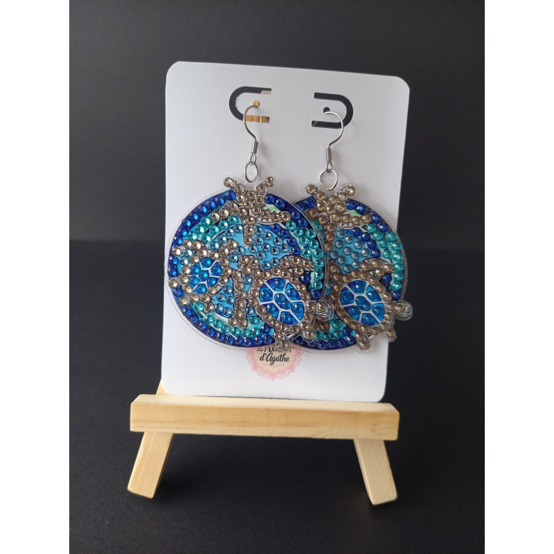 Boucles d'oreilles Arche de Noé - Tortues
