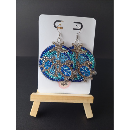 Boucles d'oreilles Arche de Noé - Tortues