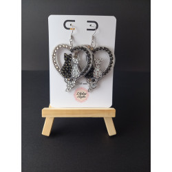 Boucles d'oreilles Arche de Noé - Chats