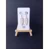 Boucles d'oreilles fifteen - modèle O