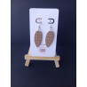 Boucles d'oreilles fifteen - modèle O
