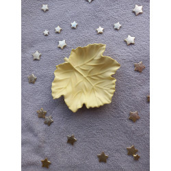 Vide poche feuille - jaune