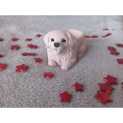 Vide poche chien - marron clair