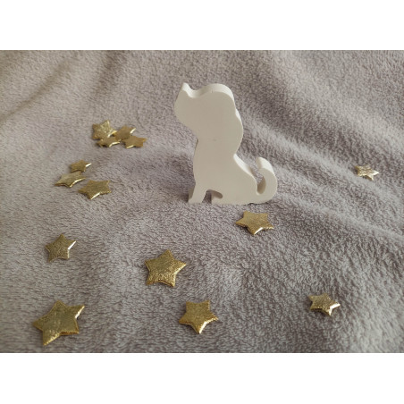 Chien petit modèle - blanc (naturel)