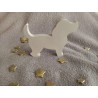 Chien grand modèle - blanc (naturel)