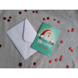 Carte peinture diamant Noël + enveloppe assortie