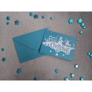 Carte Noël + enveloppe assortie