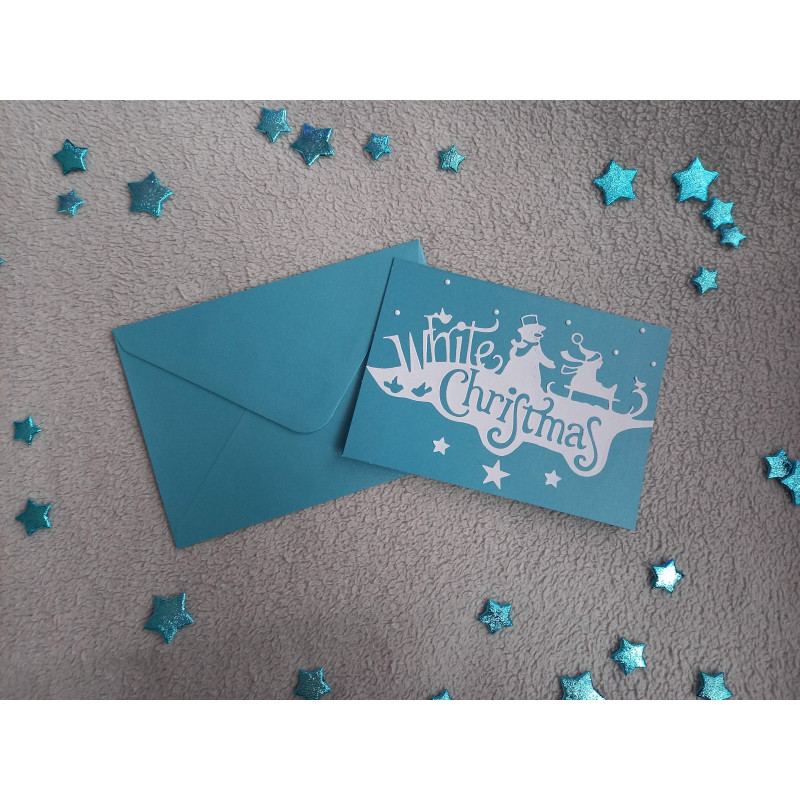 Carte Noël + enveloppe assortie