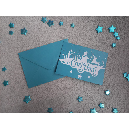 Carte Noël + enveloppe assortie