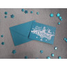 Carte Noël + enveloppe assortie