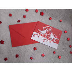Carte Noël + enveloppe assortie