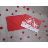 Carte Noël + enveloppe assortie