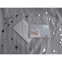 Carte Noël pop up + enveloppe assortie