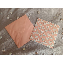 Carte peinture diamant + enveloppe assortie
