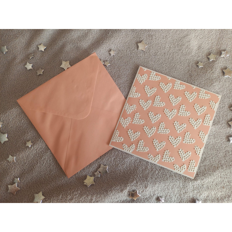Carte peinture diamant + enveloppe assortie