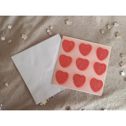 Carte peinture diamant + enveloppe assortie