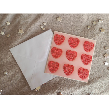Carte peinture diamant + enveloppe assortie