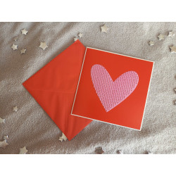 Carte peinture diamant + enveloppe assortie