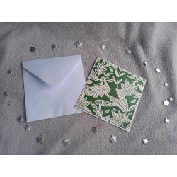 Carte peinture diamant + enveloppe assortie