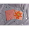 Carte peinture diamant + enveloppe assortie