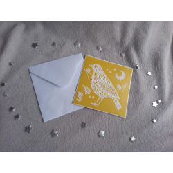 Carte peinture diamant + enveloppe assortie