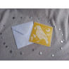 Carte peinture diamant + enveloppe assortie