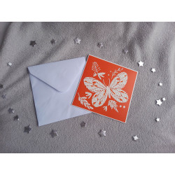 Carte peinture diamant + enveloppe assortie