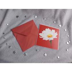 Carte peinture diamant + enveloppe assortie