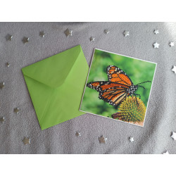 Carte peinture diamant + enveloppe assortie