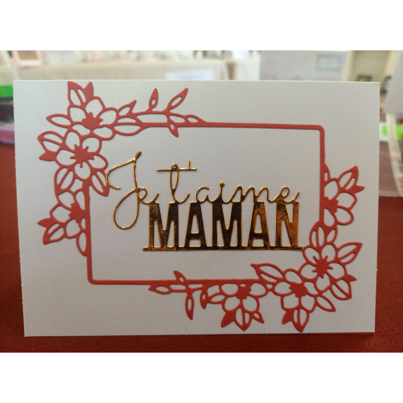 Carte Maman + enveloppe assortie