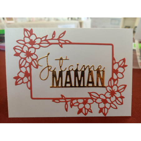 Carte Maman + enveloppe assortie