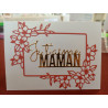 Carte Maman + enveloppe assortie