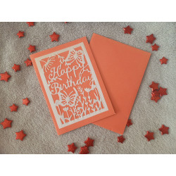 Carte anniversaire + enveloppe assortie