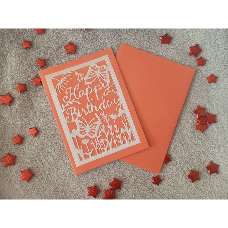 Carte anniversaire + enveloppe assortie