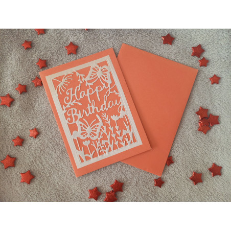 Carte anniversaire + enveloppe assortie