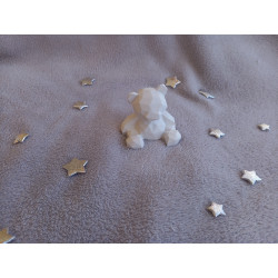Nounours graphique - blanc (naturel)