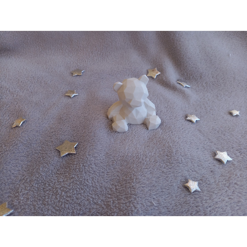 Nounours graphique - blanc (naturel)