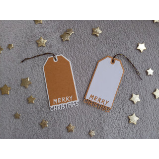 Lot de 2 étiquettes cadeaux