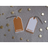Lot de 2 étiquettes cadeaux