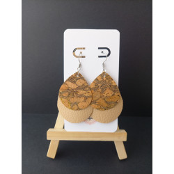 Boucles d'oreilles liège