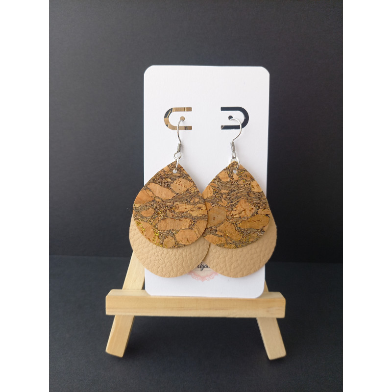 Boucles d'oreilles liège