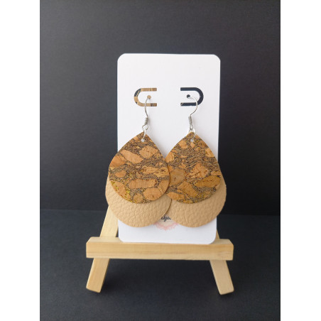 Boucles d'oreilles liège