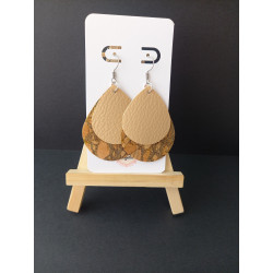 Boucles d'oreilles liège