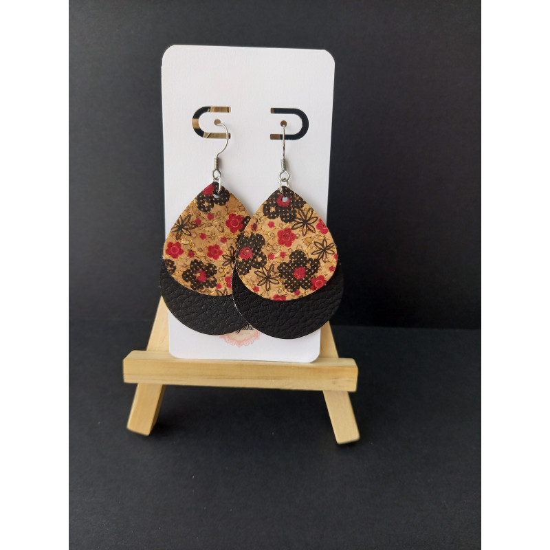 Boucles d'oreilles liège