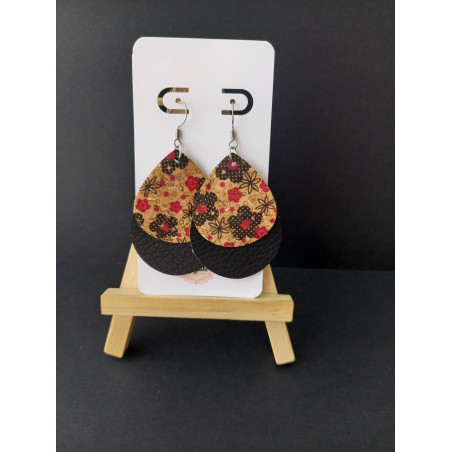 Boucles d'oreilles liège