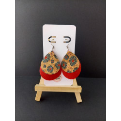 Boucles d'oreilles liège