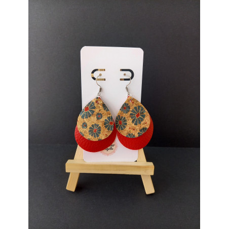 Boucles d'oreilles liège