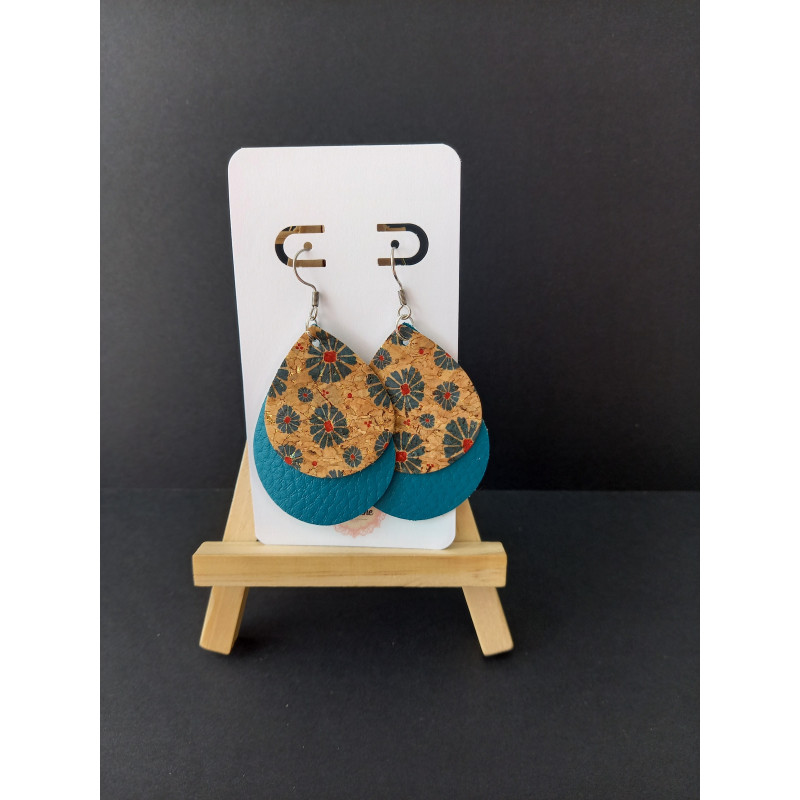 Boucles d'oreilles liège