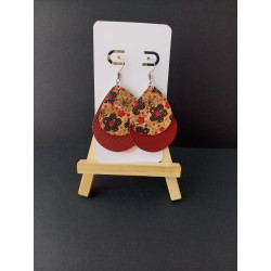 Boucles d'oreilles liège